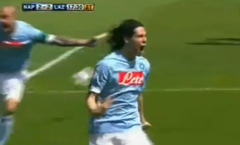 Cavani Napoli Lazio