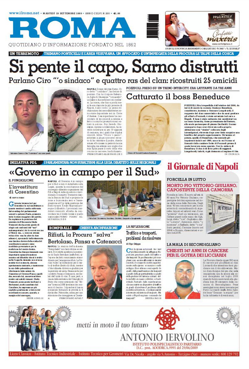 Il Roma, quotidiano italiano