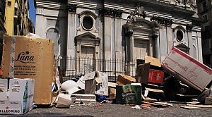 degrado di chiese a Napoli
