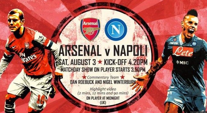 Napoli Arsenal Streaming e Diretta Tv