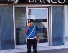 rapina di 500 euro in banca