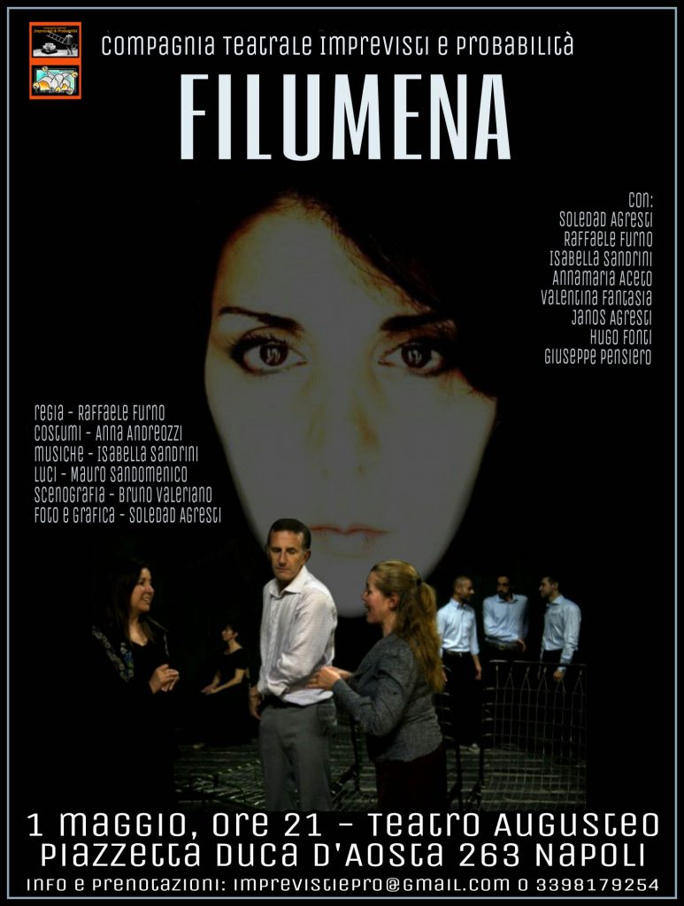 TEATRO AUGUSTEO | Il 1 Maggio in scena “FILUMENA”