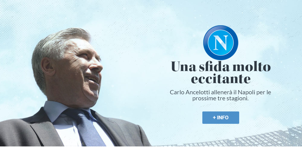 Carlo Ancelotti sito ufficiale