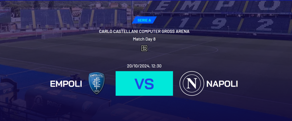 Empoli Napoli Streaming
